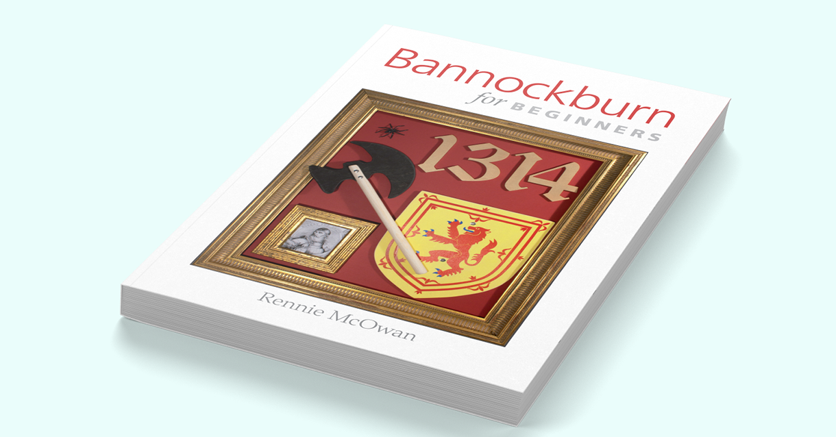 Cover design for Bannockburn for Beginners