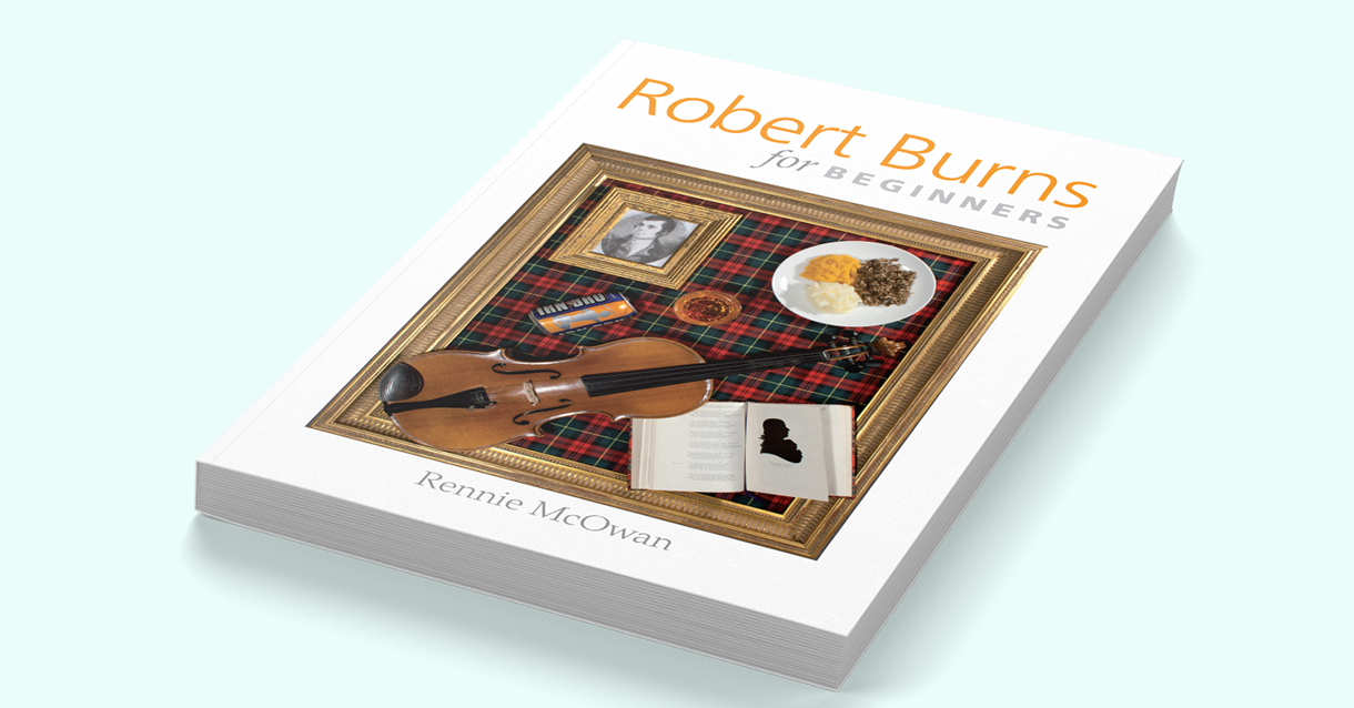 Robert Burns for Beginners book cover design